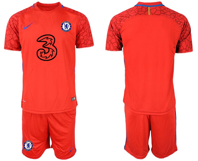 Men 2020-2021 club Chelsea red goalkeeper Soccer Jerseys1->chelsea jersey->Soccer Club Jersey